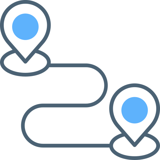 Маршрут бесплатно иконка