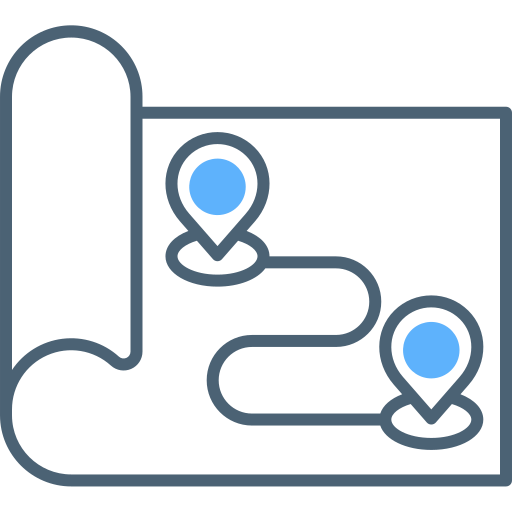 Маршрут бесплатно иконка