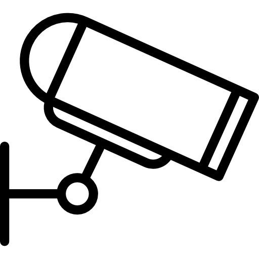 circuito cerrado de televisión icono gratis