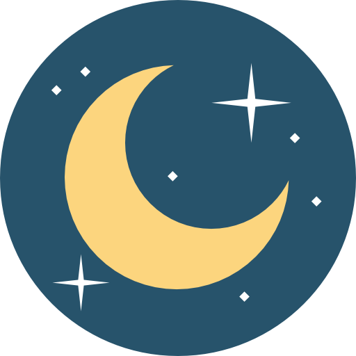 Half moon - Free nature icons