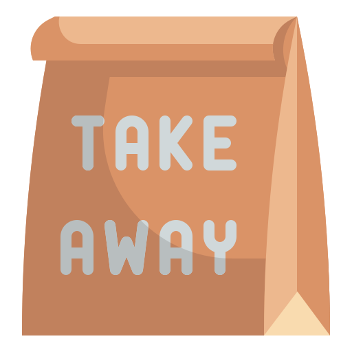 Take away Wanicon Flat icon