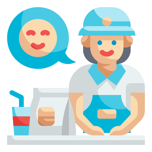 vendedor icono gratis