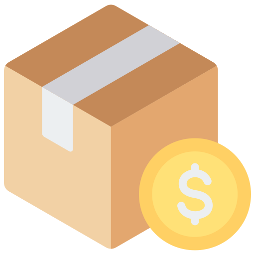 Cost Shipping Icon Freight Delivery Fee Stock Vector (Royalty Free