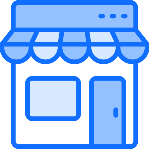 Online store Generic Blue icon