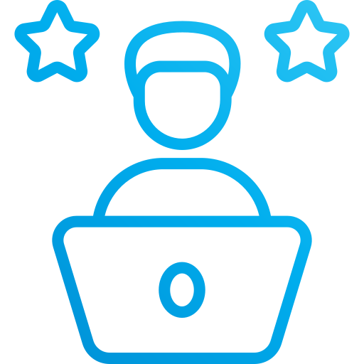mejor empleado icono gratis