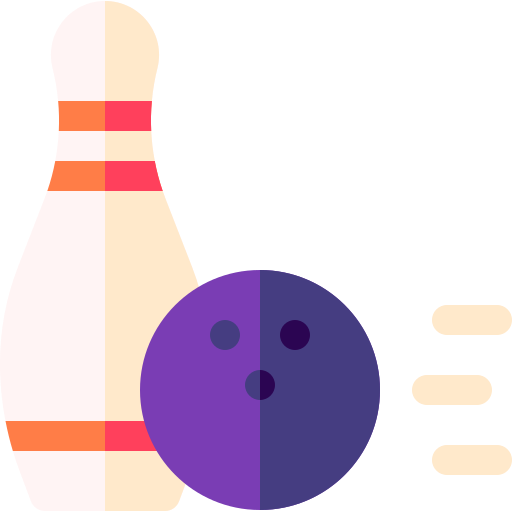 Bowling pin Basic Rounded Flat icon