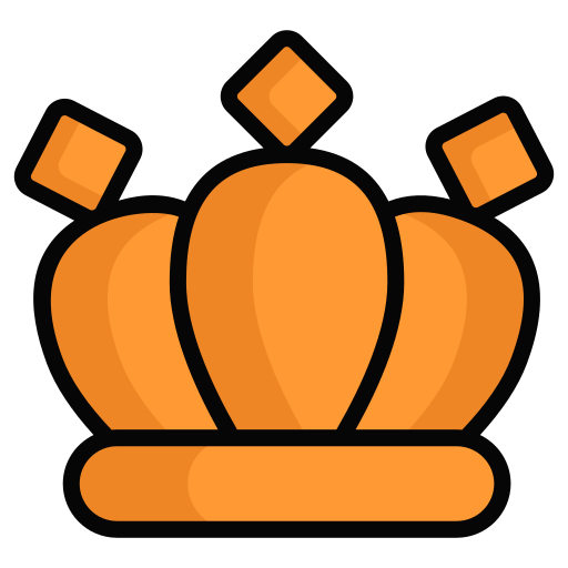 Crown Generic Outline Color icon