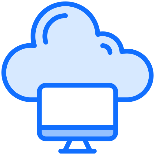 computación en la nube icono gratis