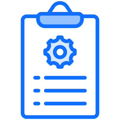 Project Management Generic Blue Icon