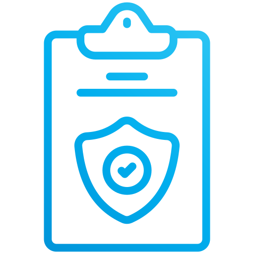 póliza de seguros icono gratis