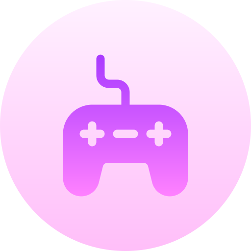 Gamepad Basic Gradient Circular icon