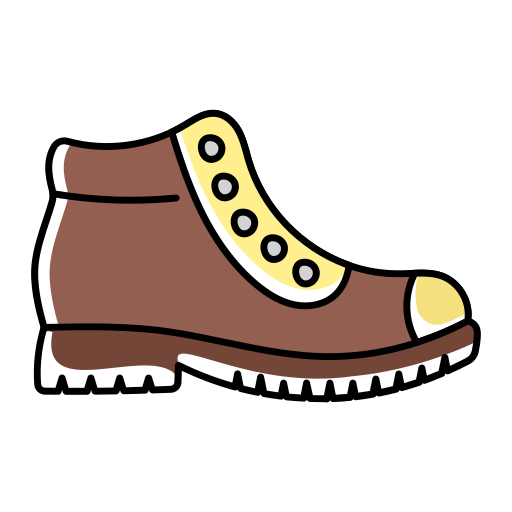 Hiking boots Generic Color Omission icon