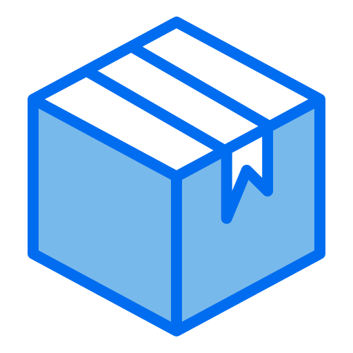 Package box Generic Blue icon