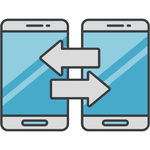 transferencia de datos icono gratis