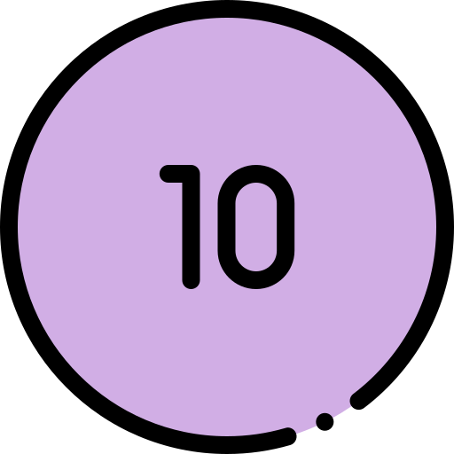 10 grátis ícone