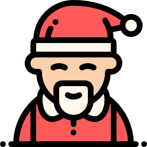 papá noel icono gratis