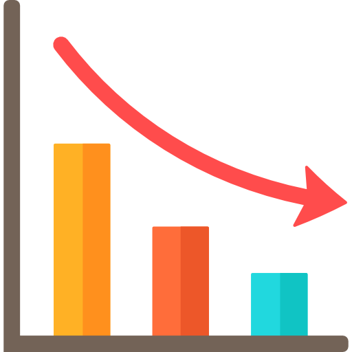 pérdida icono gratis