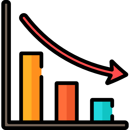 pérdida icono gratis