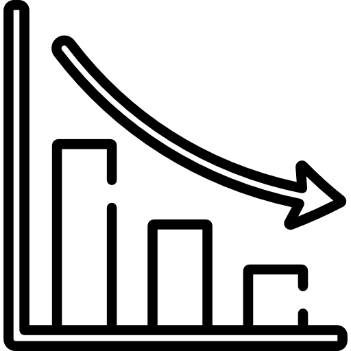 pérdida icono gratis