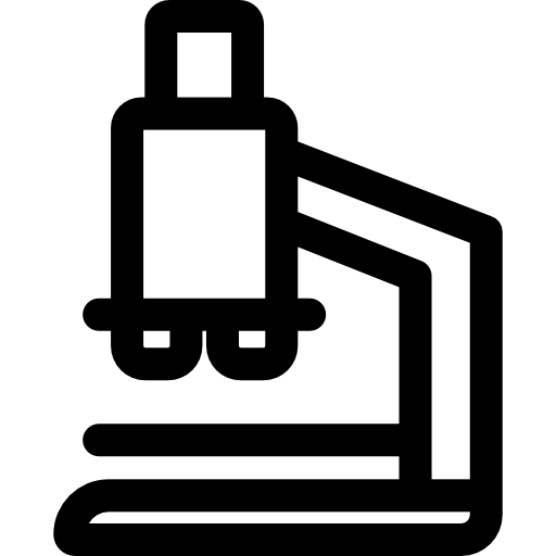 Microscope Basic Rounded Lineal icon