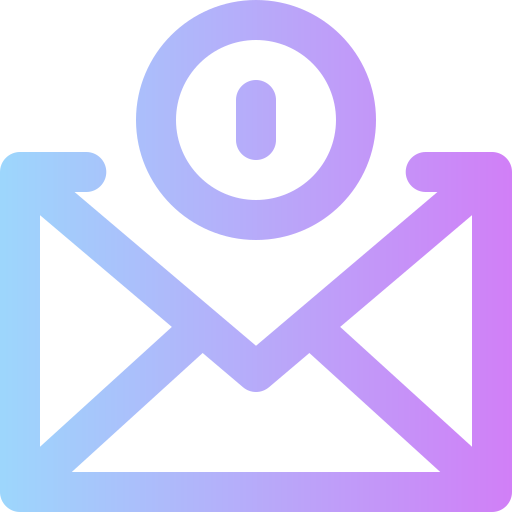 Email Super Basic Rounded Gradient Icon