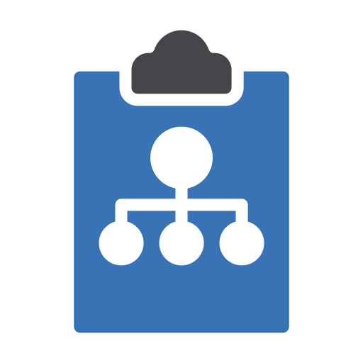 estructura de jerarquía icono gratis