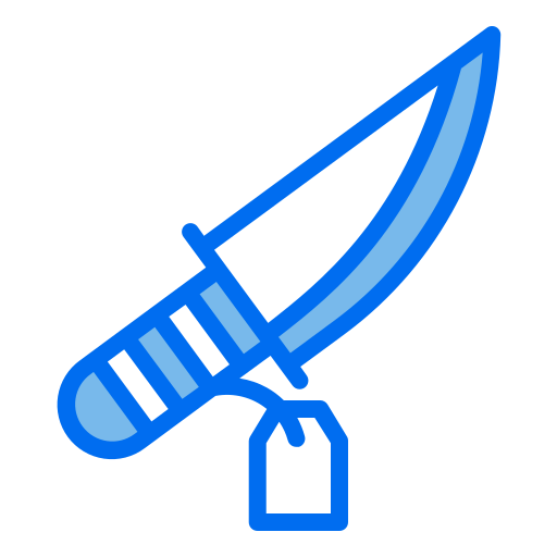 Knife Generic Blue icon