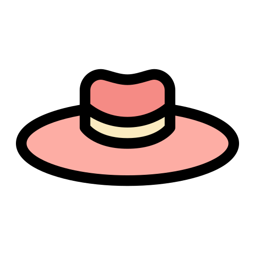 Pamela hat Generic Outline Color icon