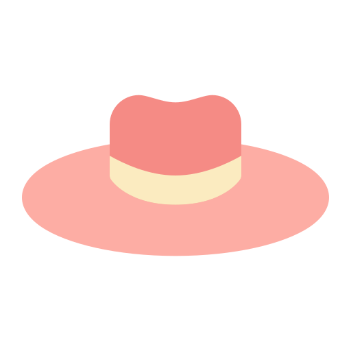 sombrero de pamela icono gratis