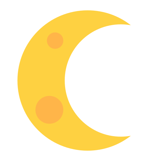 Moon Generic Flat icon