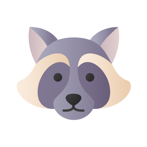 mapache icono gratis