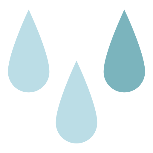 Raindrops Generic Flat Icon