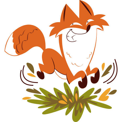Fox Stickers - Free animals Stickers