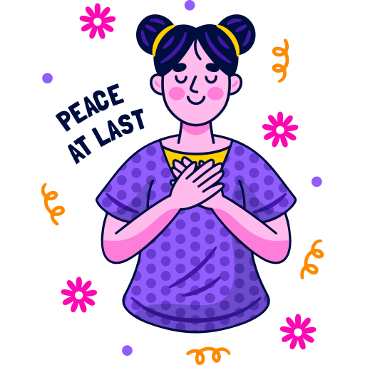 Meditation free sticker Meditation free sticker