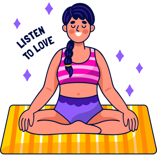 Meditation free sticker Meditation free sticker