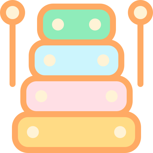 xilófono icono gratis