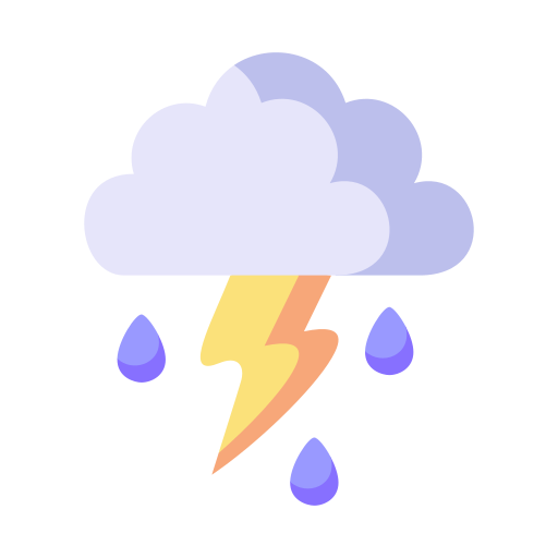 lluvia pesada icono gratis