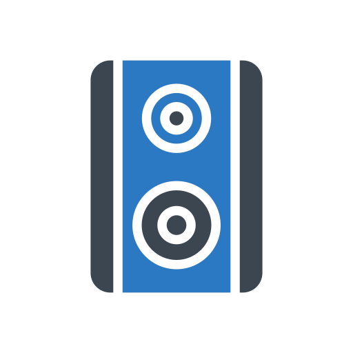 Subwoofer Generic Blue icon