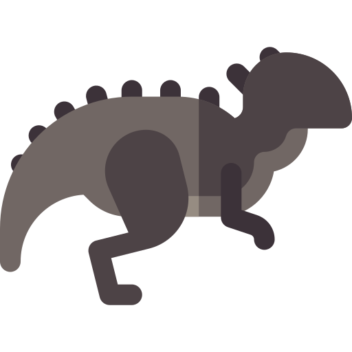Pachycephalosaurus Basic Rounded Flat icon