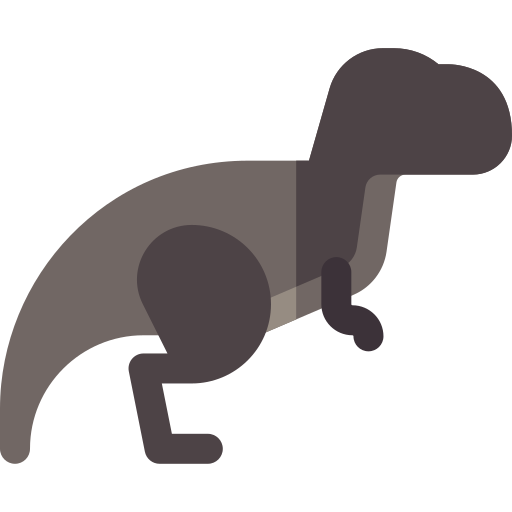 Tyrannosaurus rex Basic Rounded Flat icon