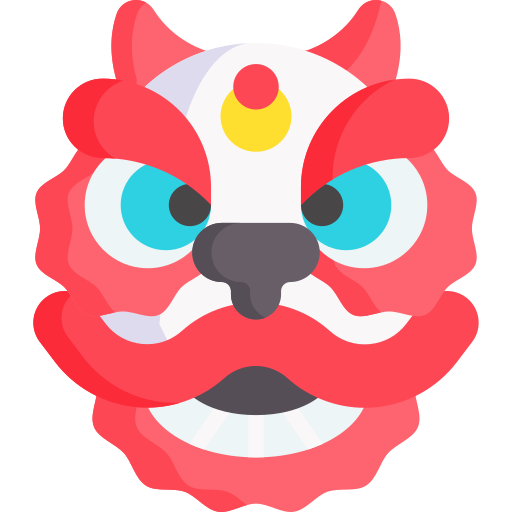 Lion head Special Flat icon