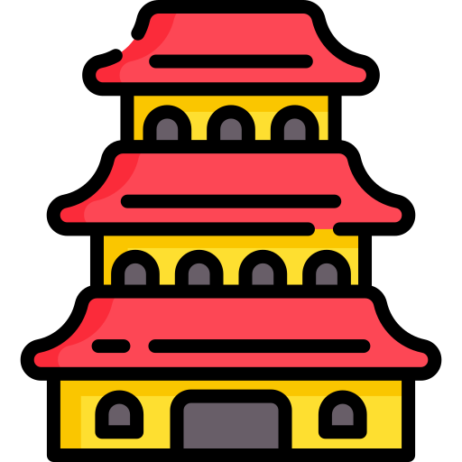 pagoda icono gratis