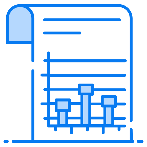 tabla de crecimiento icono gratis