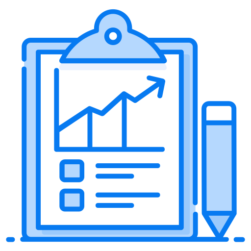 informe de venta icono gratis