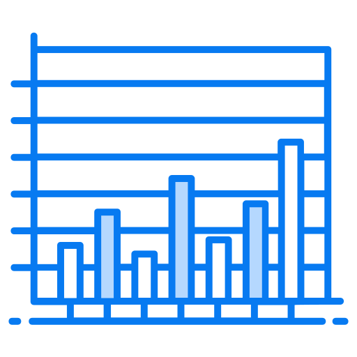 gráfico de líneas icono gratis