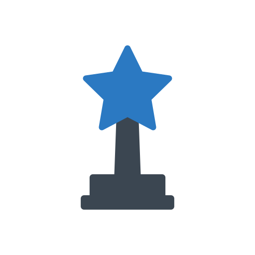 Award Vector Stall Flat icon