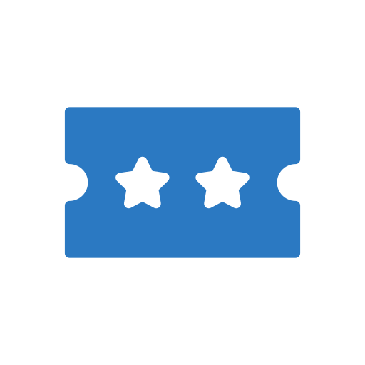 entrada de cine icono gratis