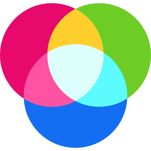 Rgb Basic Rounded Flat icon