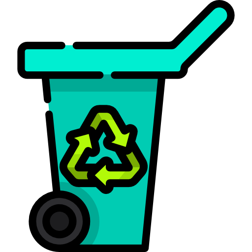 papelera de reciclaje icono gratis