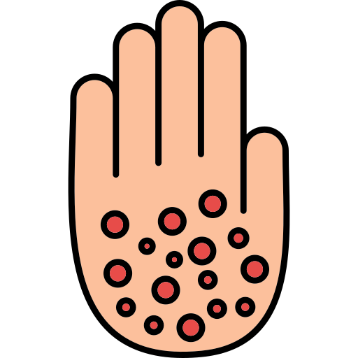 Allergy Generic Thin Outline Color Icon